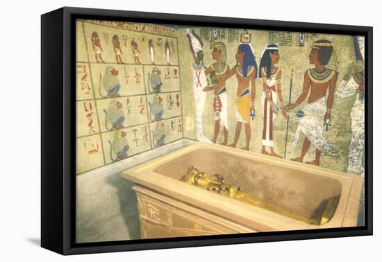 Mummy Case, Friezes, Egypt-null-Framed Stretched Canvas