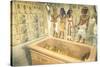 Mummy Case, Friezes, Egypt-null-Stretched Canvas