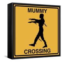 Mummy Crossing-Tina Lavoie-Framed Stretched Canvas