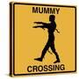 Mummy Crossing-Tina Lavoie-Stretched Canvas