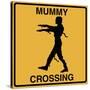 Mummy Crossing-Tina Lavoie-Stretched Canvas