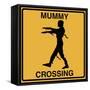 Mummy Crossing-Tina Lavoie-Framed Stretched Canvas