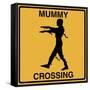 Mummy Crossing-Tina Lavoie-Framed Stretched Canvas