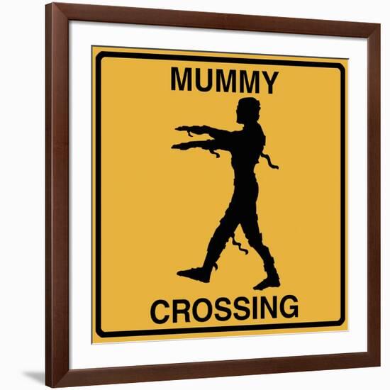 Mummy Crossing-Tina Lavoie-Framed Giclee Print