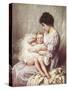 Mummy's Little Darling-Thomas Benjamin Kennington-Stretched Canvas