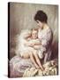 Mummy's Little Darling-Thomas Benjamin Kennington-Stretched Canvas