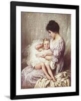 Mummy's Little Darling-Thomas Benjamin Kennington-Framed Giclee Print