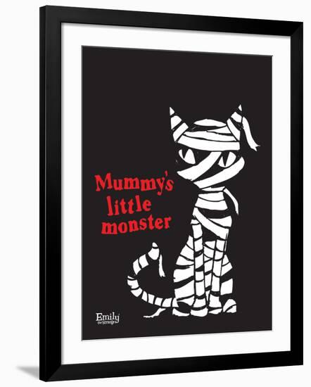 Mummy's Little Monster-Emily the Strange-Framed Photographic Print