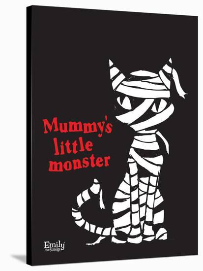 Mummy's Little Monster-Emily the Strange-Stretched Canvas
