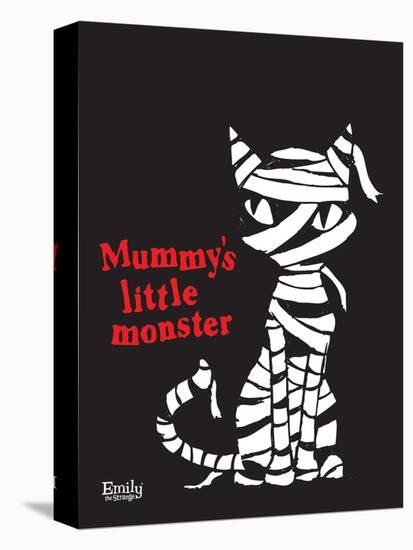 Mummy's Little Monster-Emily the Strange-Stretched Canvas