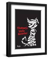 Mummy's Little Monster-Emily the Strange-Framed Photographic Print