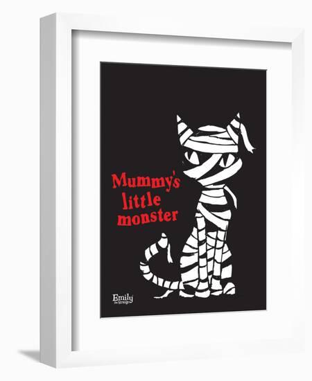 Mummy's Little Monster-Emily the Strange-Framed Photographic Print