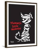 Mummy's Little Monster-Emily the Strange-Framed Premium Photographic Print