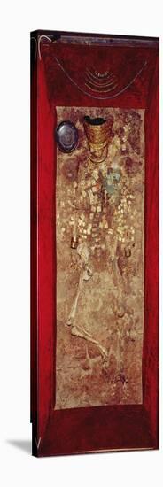 Mummy with Gold Crown and Grave Goods (Mixed Media)-Scythian-Stretched Canvas