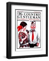 "Mumps," Country Gentleman Cover, January 5, 1924-Katherine R. Wireman-Framed Giclee Print