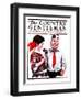 "Mumps," Country Gentleman Cover, January 5, 1924-Katherine R. Wireman-Framed Giclee Print