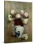 Mums in an Oriental Vase-Emil Carlsen-Stretched Canvas