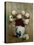 Mums in an Oriental Vase-Emil Carlsen-Stretched Canvas