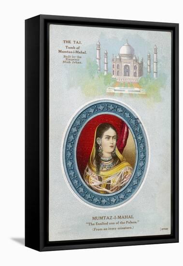 Mumtaz-I-Mahal Favourite Wife of Emperor Shah Jahan-null-Framed Stretched Canvas