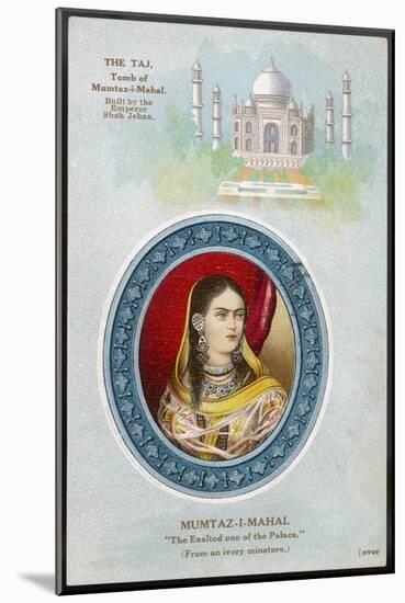 Mumtaz-I-Mahal Favourite Wife of Emperor Shah Jahan-null-Mounted Art Print