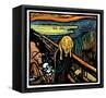 Munch Dog-Chameleon Design, Inc.-Framed Stretched Canvas