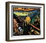 Munch Dog-Chameleon Design, Inc.-Framed Art Print