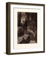 Munchausen Among the Brigands-Gustave Dore-Framed Giclee Print