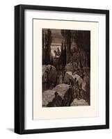 Munchausen Among the Brigands-Gustave Dore-Framed Giclee Print