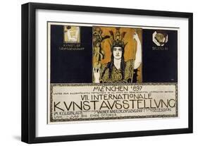 Munchen 1897, VII Internationale Kunstausstellung, 1897-Franz von Stuck-Framed Giclee Print