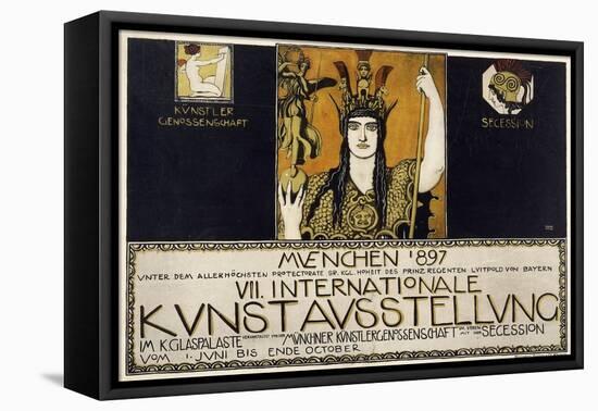 Munchen 1897, VII Internationale Kunstausstellung, 1897-Franz von Stuck-Framed Stretched Canvas