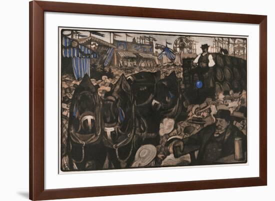 Munchen Oktoberfest-Adolf Munzer-Framed Premium Giclee Print