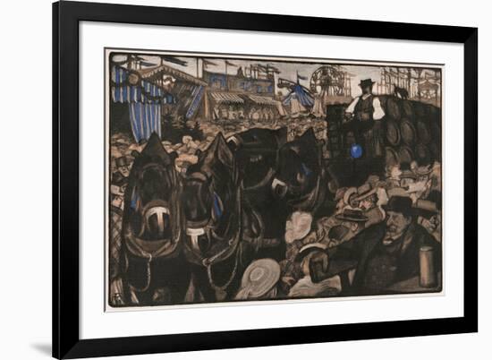 Munchen Oktoberfest-Adolf Munzer-Framed Premium Giclee Print