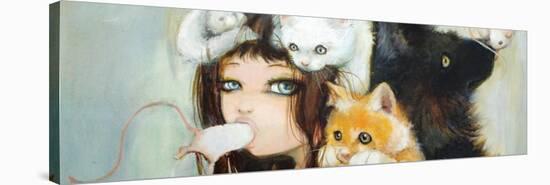 Munchie Surprise-Camilla D'Errico-Stretched Canvas