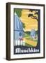 Munchkin Travel-Steve Thomas-Framed Premium Giclee Print