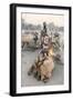 Mundari Herder at Dawn-Trevor Cole-Framed Photographic Print