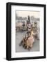 Mundari Herder at Dawn-Trevor Cole-Framed Photographic Print