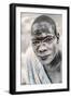 Mundari Portrait-Trevor Cole-Framed Photographic Print