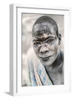 Mundari Portrait-Trevor Cole-Framed Photographic Print