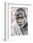 Mundari Portrait-Trevor Cole-Framed Photographic Print