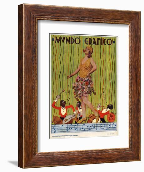 Mundo Grafico, Magazine Cover, Spain, 1927-null-Framed Giclee Print