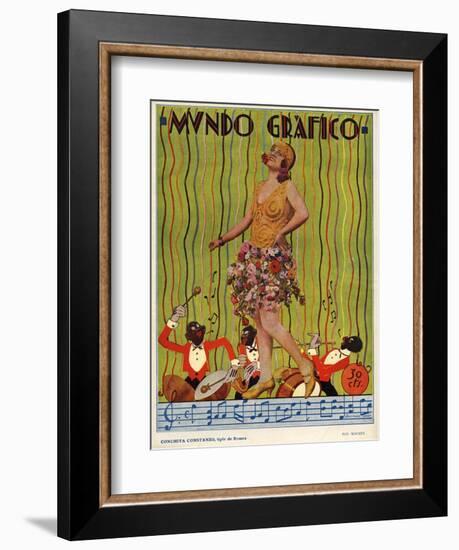 Mundo Grafico, Magazine Cover, Spain, 1927-null-Framed Giclee Print