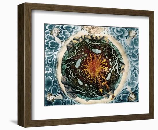 Mundus Subterraneus, 1664-Science Source-Framed Giclee Print