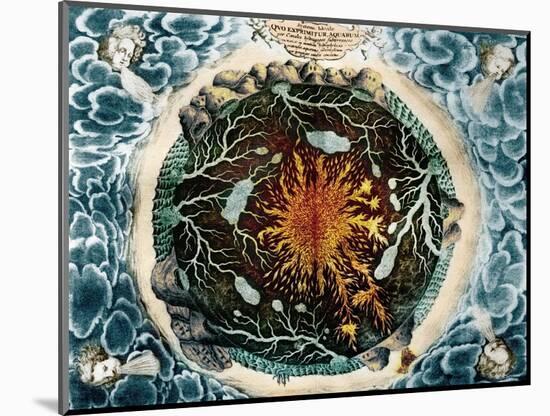 Mundus Subterraneus, 1664-Science Source-Mounted Giclee Print