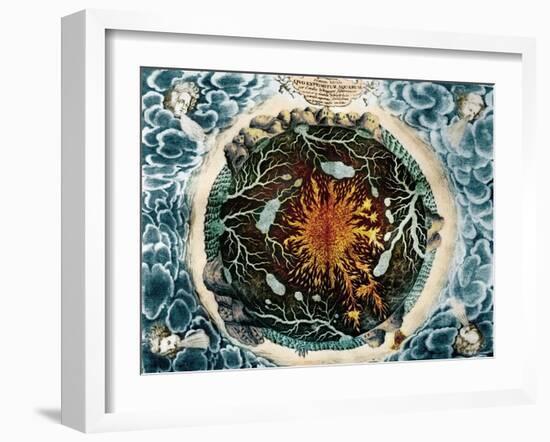 Mundus Subterraneus, 1664-Science Source-Framed Giclee Print