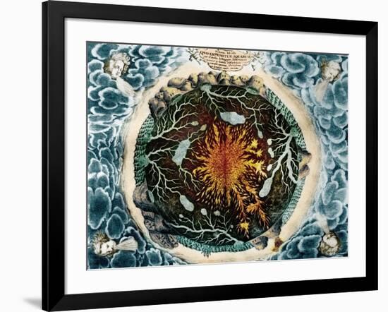 Mundus Subterraneus, 1664-Science Source-Framed Giclee Print