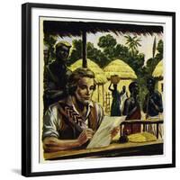 Mungo Park Trained as a Doctor and Worked in Sumatra-Alberto Salinas-Framed Giclee Print