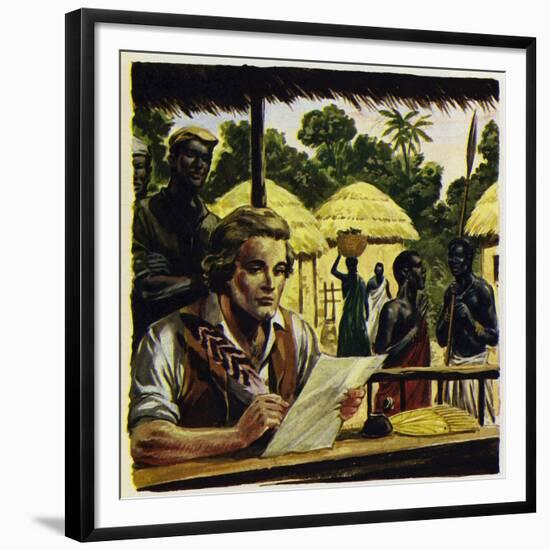 Mungo Park Trained as a Doctor and Worked in Sumatra-Alberto Salinas-Framed Giclee Print