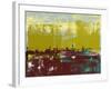 Munich Abstract Skyline II-Emma Moore-Framed Art Print