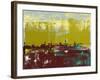 Munich Abstract Skyline II-Emma Moore-Framed Art Print