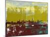 Munich Abstract Skyline II-Emma Moore-Mounted Art Print